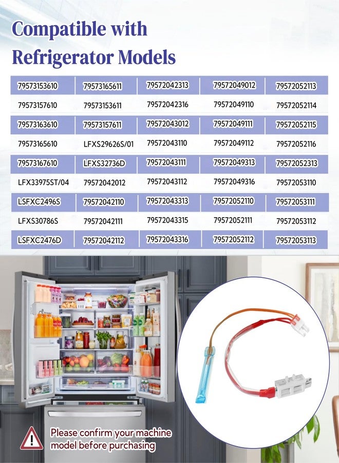 GIBACAD ACM73919214 6615JB2005S Refrigerator Freezer Temperature Sensor Fits for LG Kenmore Models,Replaces ACM73919202,4322974,AP6004251,PS11732655,EAP11732655 Refrigerator Defrost Controller Assembly - Image 3